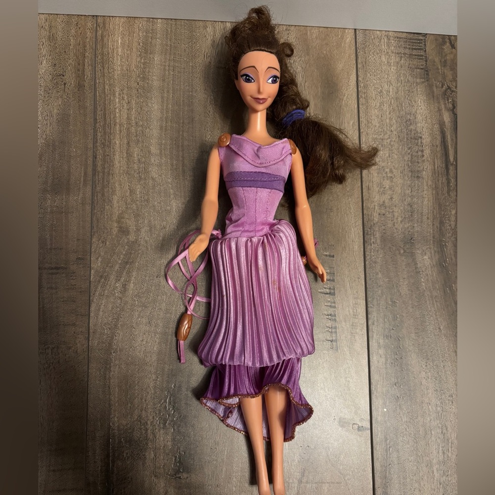 Vintage 1996 Disney Hercules "Fashion Secrets" Megara Doll, READ